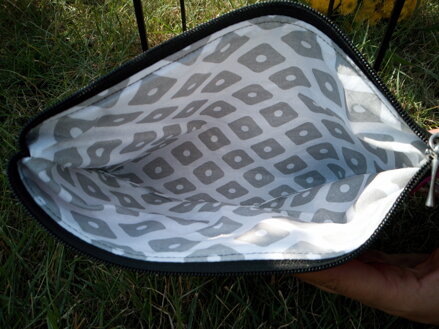 kleine Clutch handmade Handtasche - blau